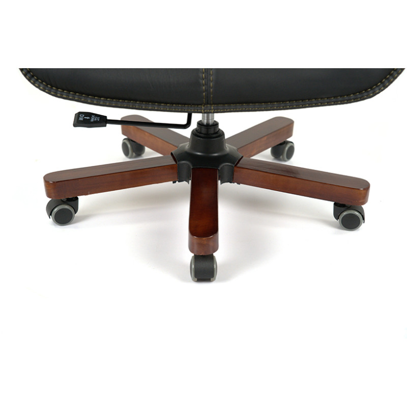 Кресло Галахад EX RL Черный (Кожа LC-A) (142835)