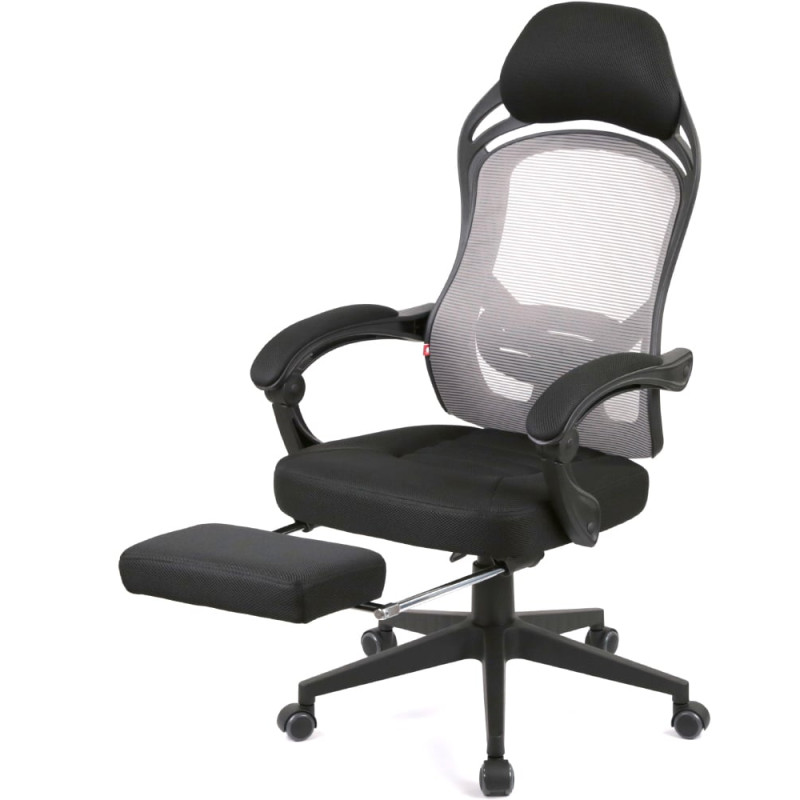 Кресло Мердок PL RL Серый (Серый/Черный) (11392)