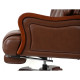 Кресло Тристрам EX RL Коричневый (Кожа Lux LC-I) (142850)