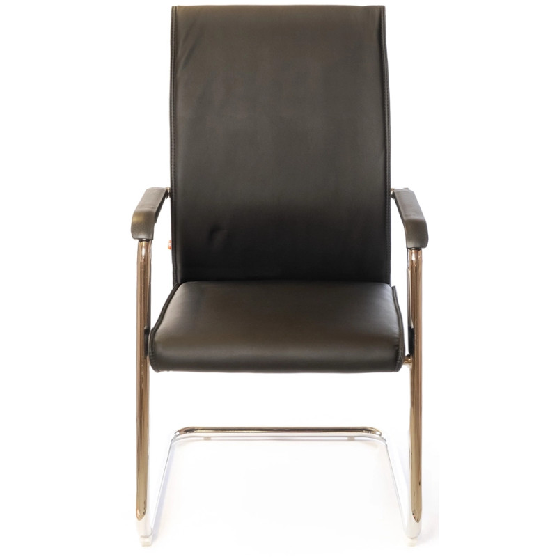 Кресло конференционное Пауэр CH CF УЦЕНКА Черный (PU-черный) (12770)