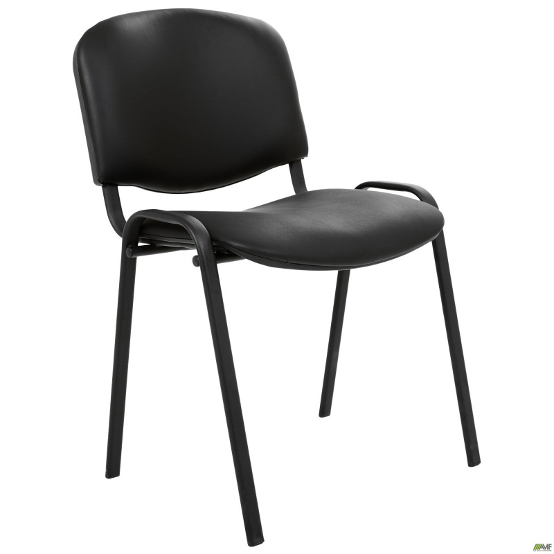 Стілець із чорний Кожзам чорний (A011047)