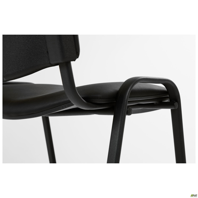 Стілець із чорний Кожзам чорний (A011047)