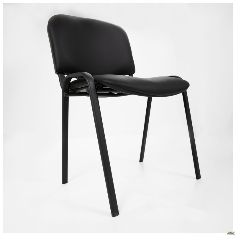 Стілець із чорний Кожзам чорний (A011047)