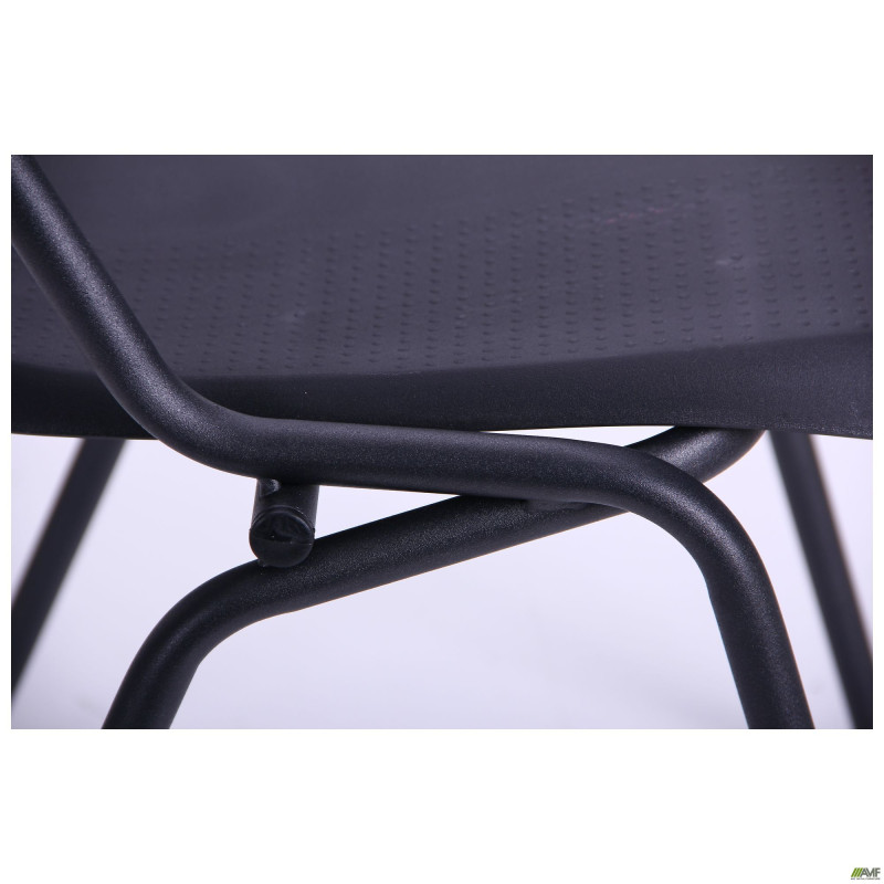 Стілець Рольф чорний пластик чорний (A011420)