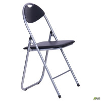 Стілець Джокер алюм Кожзам чорний (A029182)