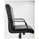 Крісло Фаворит Пластик на механізмі качання Кожзам чорний (A032082)