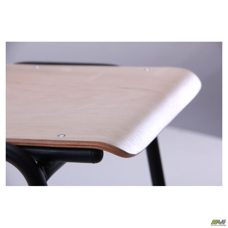 Стул Ученический №6 черный лак бук (A110043)