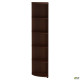 Секция мебельная МГ-621 (420х420х1844мм) орех темный (A144656)