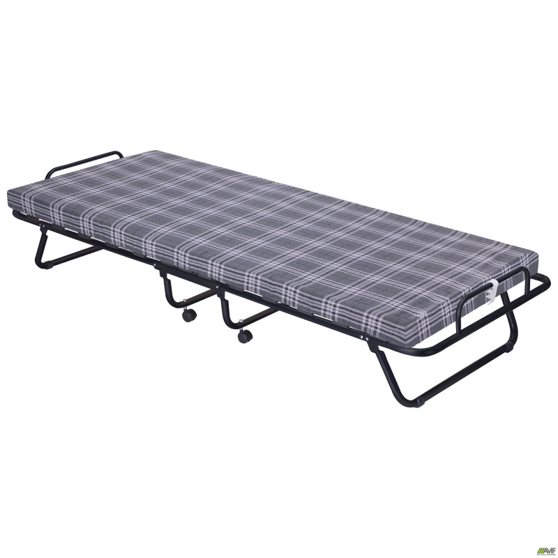 Розкладачка Класик чорна з матрацом 1900*800 Кілт-1 (A214486)