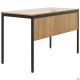 Стіл Осло з ящиком (1187х600х750) чорний графіт, Дуб Сонома (A216533)