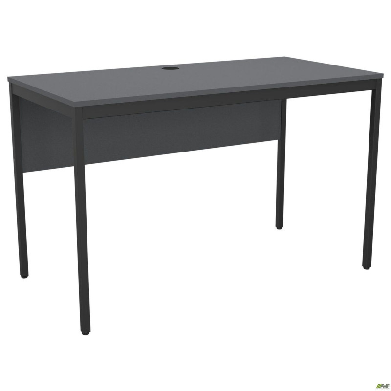 Стіл письмовий Осло (1187х600х750Н) чорний графіт Сірий Шифер (A217225)