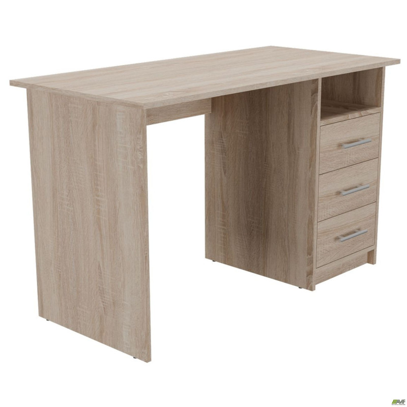 Стол однотумбовый ОМ-122R (1200х580х750Н) Дуб Сонома (A217312)