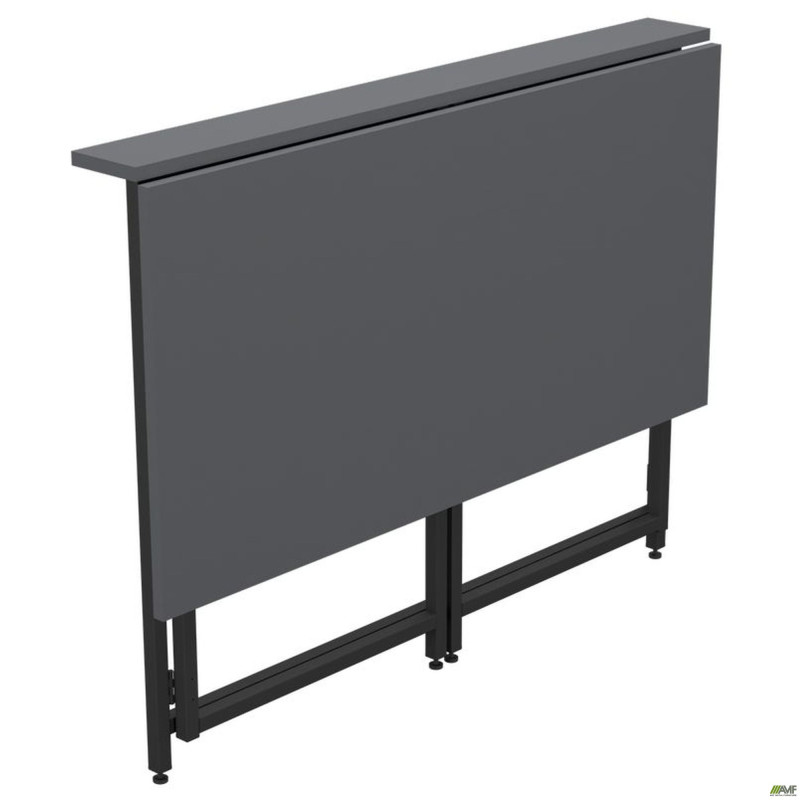 Раскладной стол Fold FL1000 (1000х600х750Н) черный/серый шифер (A217845)