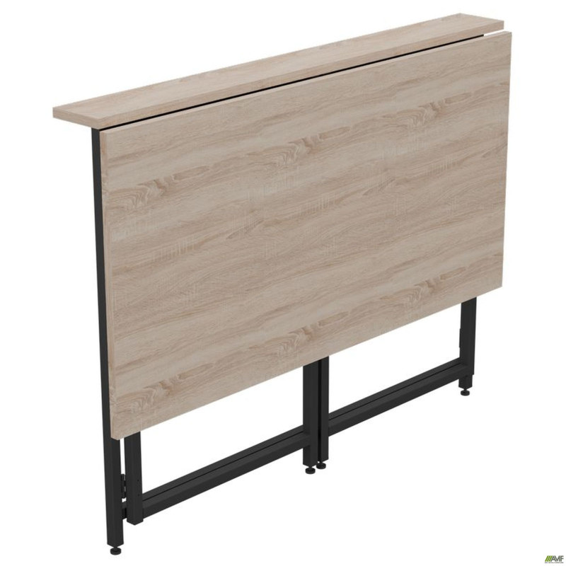 Раскладной стол Fold FL1000 (1000х600х750Н) черный/Дуб Сонома (A217849)