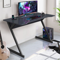 Стол компьютерный Dexter DX1200 (1200х600х750Н) черный графит/Антрацит (A217855)