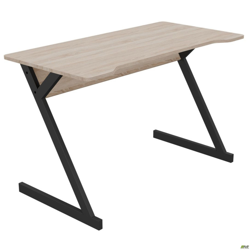 Стіл компютерний Dexter DX1200 (1200х600х750Н) чорний графіт/Дуб Сонома (A217857)