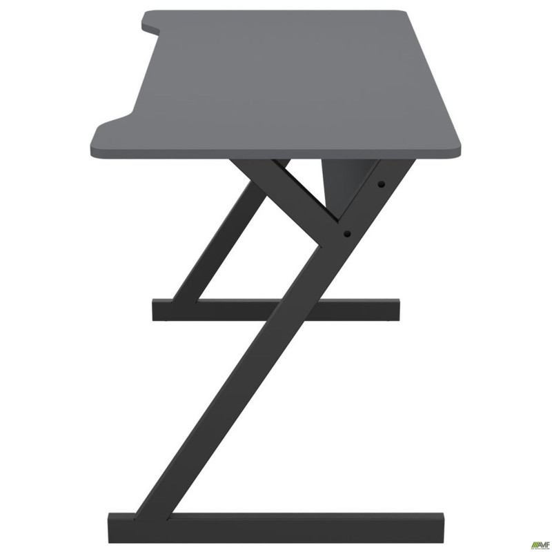 Стол компьютерный Dexter DX1200 (1200х600х750Н) черный графит/серый шифер (A217858)