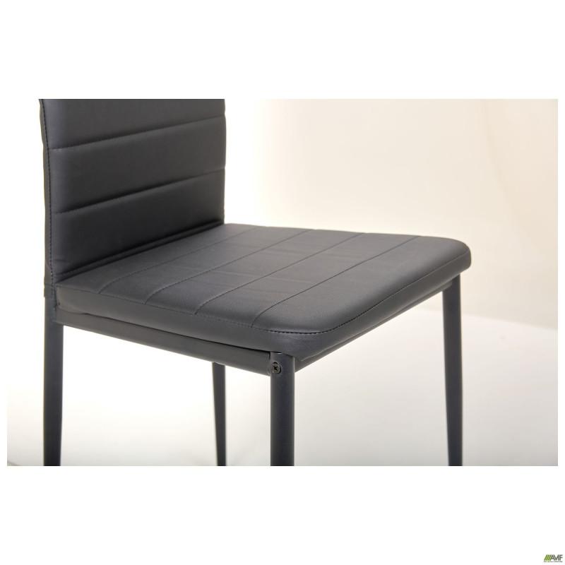 Стілець Сицилія НЬЮ чорний Кожзам чорний (A218094)