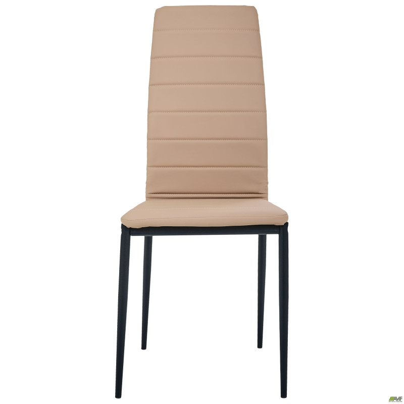 Стілець Сицилія НЬЮ чорний Кожзам бежевий (A218095)
