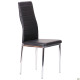 Стілець Сицилія хром Кожзам чорний (A218614)