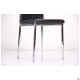 Стілець Сицилія хром Кожзам чорний (A218614)