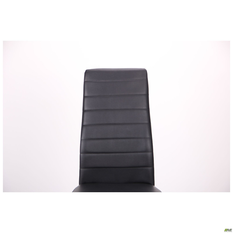 Стілець Сицилія хром Кожзам чорний (A218614)