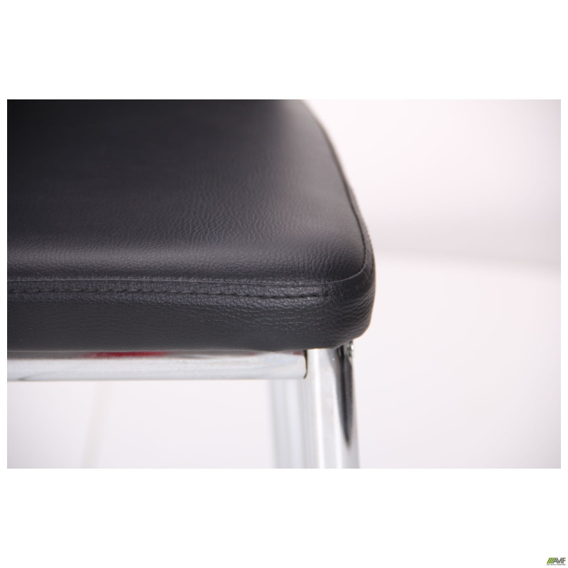 Стілець Сицилія хром Кожзам чорний (A218614)