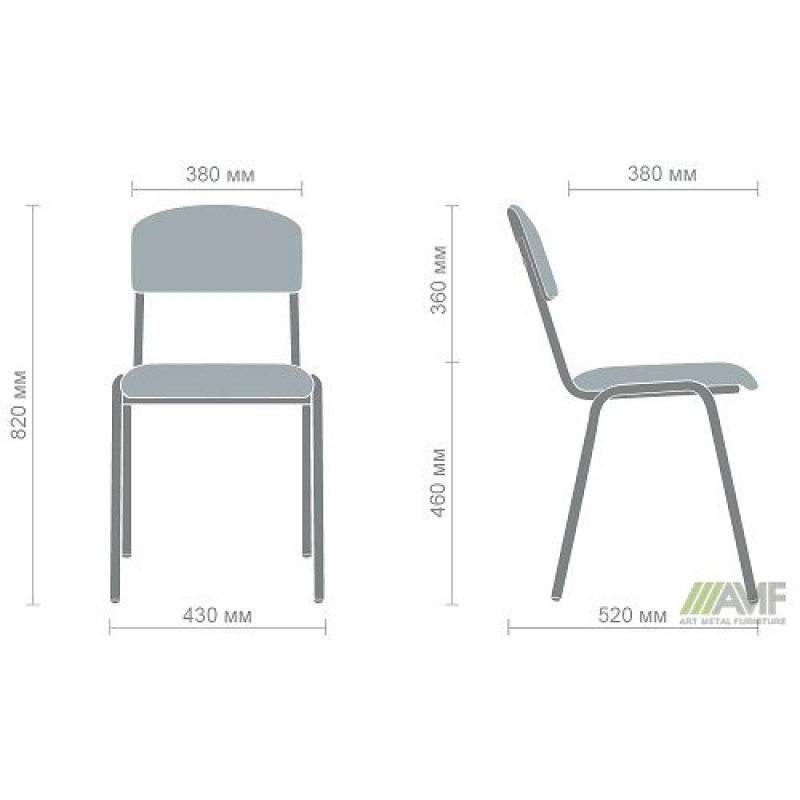 Стул Мастер хром Кожзам бежевый (A218657)