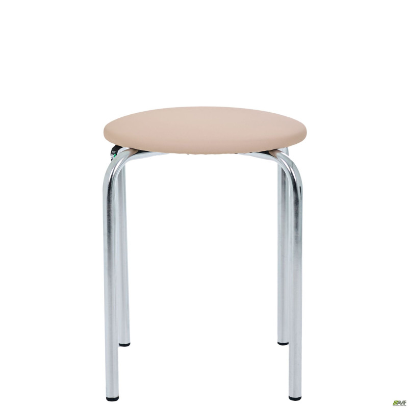 Табурет Софі хром Кожзам бежевий (A218669)