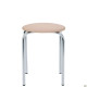 Табурет Софі хром Кожзам бежевий (A218669)