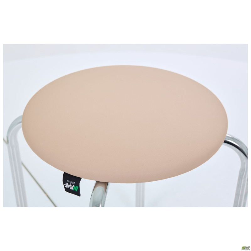 Табурет Софі хром Кожзам бежевий (A218669)