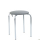 Табурет Софи хром Кожзам серый (A218670)