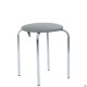 Табурет Софи хром Кожзам серый (A218670)