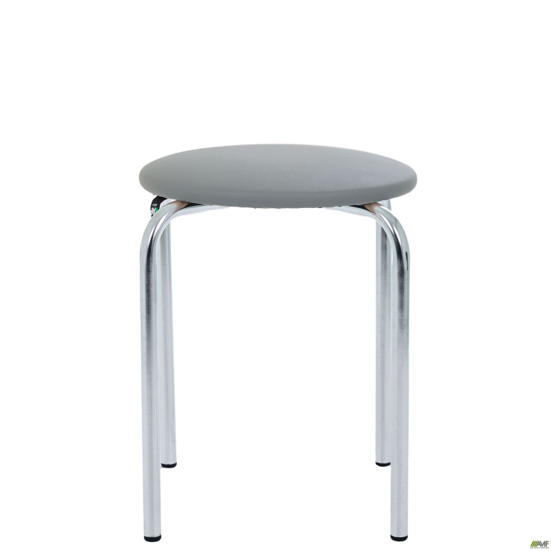 Табурет Софи хром Кожзам серый (A218670)