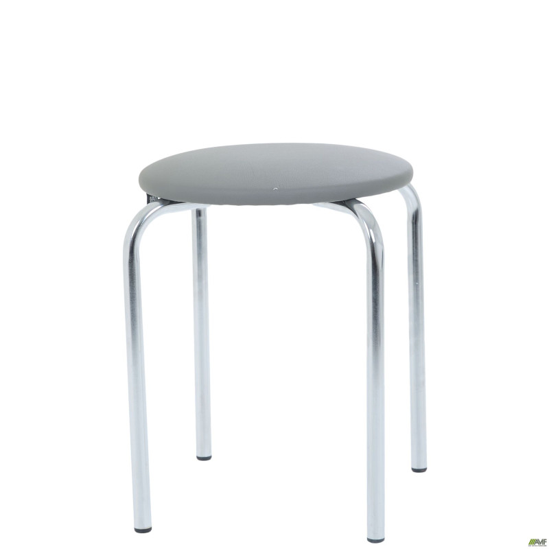 Табурет Софи хром Кожзам серый (A218670)