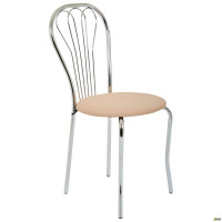 Стул Ванесса хром Кожзам бежевый (A218681)