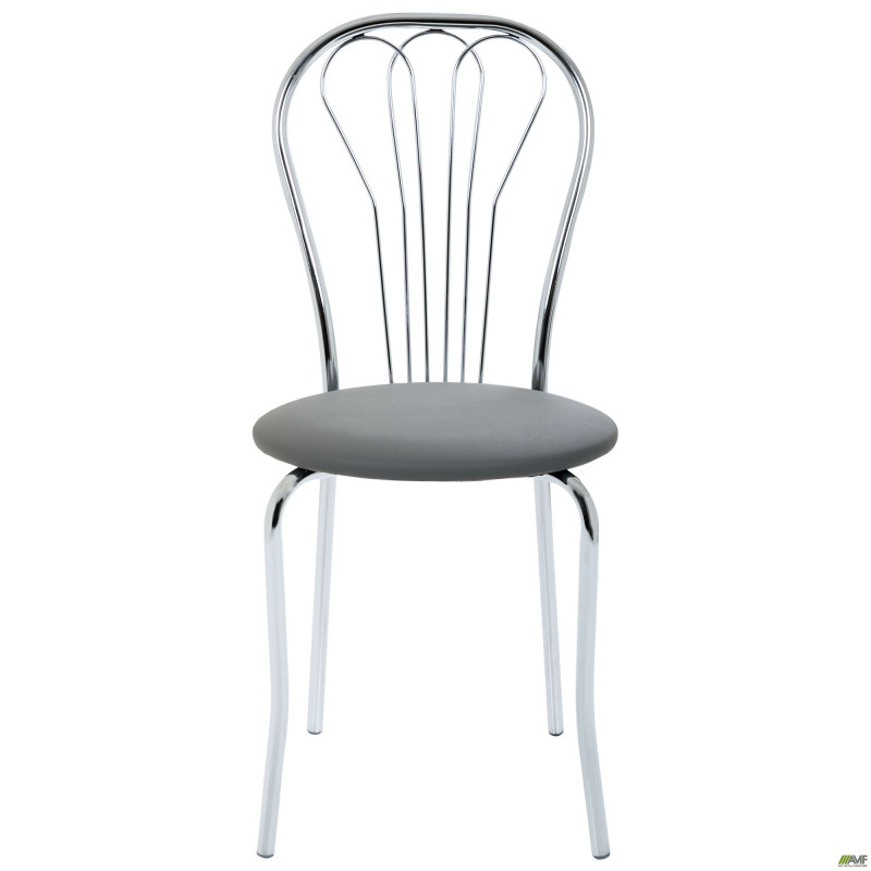 Стул Ванесса хром Кожзам серый (A218682)