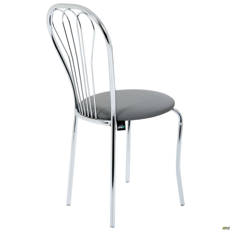 Стул Ванесса хром Кожзам серый (A218682)