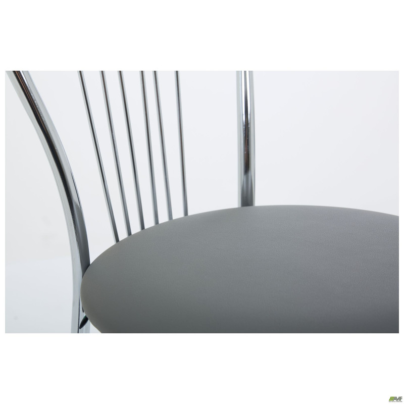 Стул Ванесса хром Кожзам серый (A218682)