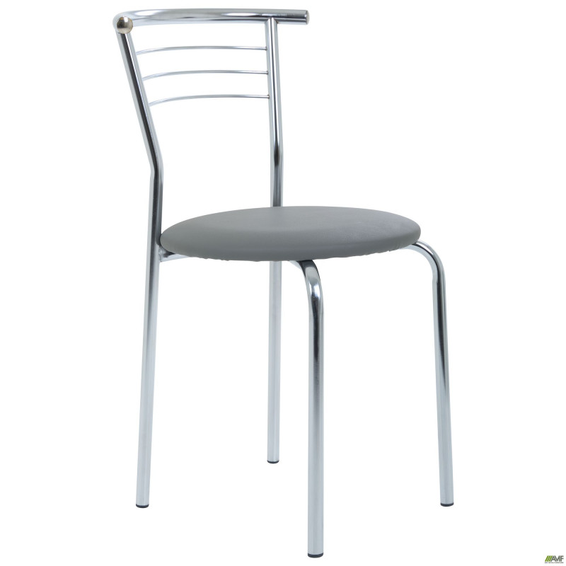 Стілець Маркос хром Кожзам сірий (A218687)