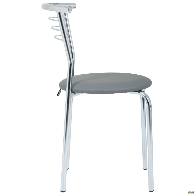 Стілець Маркос хром Кожзам сірий (A218687)