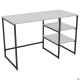 Стол компьютерный Jet JT1200 (1187х550х750Н) черный/белый (A221081)