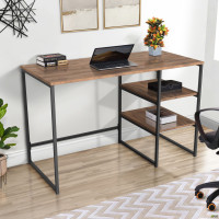 Стіл комп'ютерний Jet JT1200 (1187х550х750Н) чорний/Дуб Ліворно (A221083)