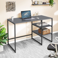 Стол компьютерный Jet JT1200 (1187х550х750Н) черный/серый Шифер (A221085)