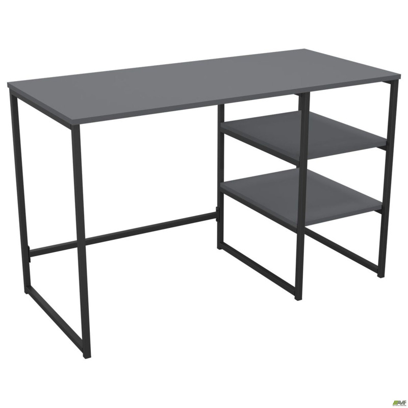 Стол компьютерный Jet JT1200 (1187х550х750Н) черный/серый Шифер (A221085)