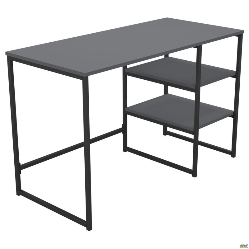 Стол компьютерный Jet JT1200 (1187х550х750Н) черный/серый Шифер (A221085)