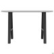 Стол Astra 1200 (1200х670хН770) черный графит/белый (A221149)