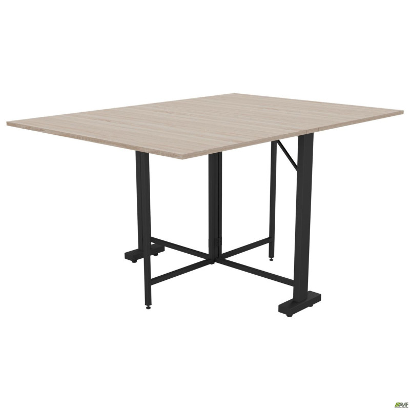 Стіл розкладний Fold 2 FL2 1400 (1380/210х1000х750Н) чорний/Дуб Сонома (A221220)