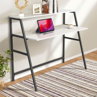 Стол Mont Blanc (1250х550х1027Н) черный/белый (A221496)