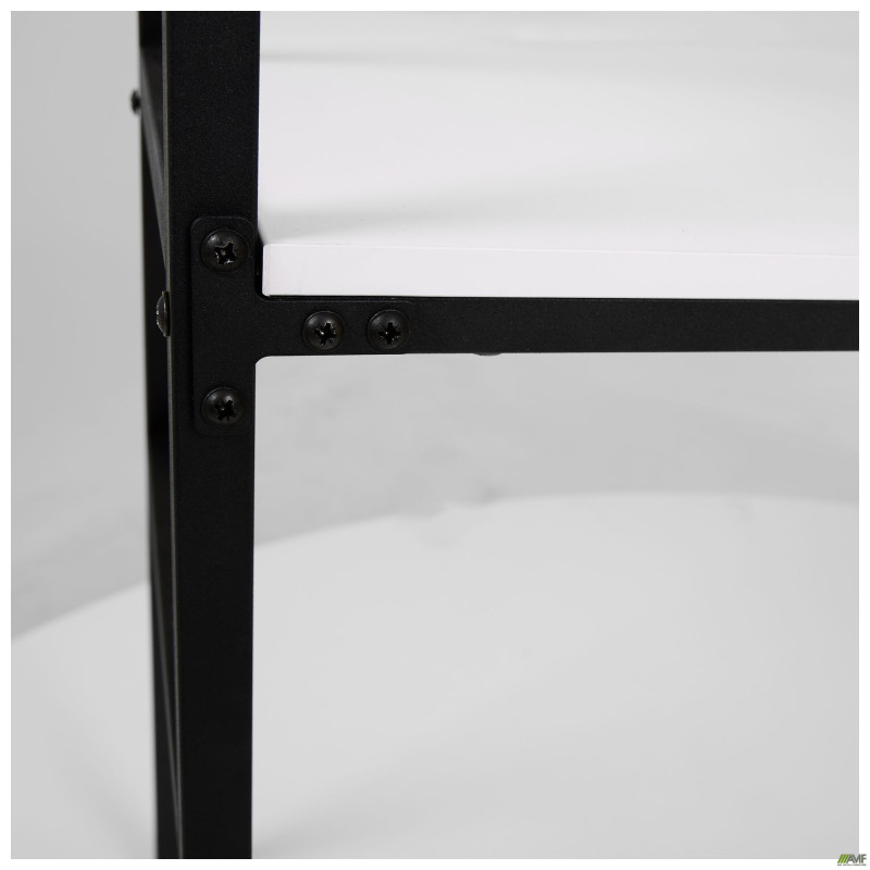 Стіл Mont Blanc (1250х550х1027Н) чорний/Білий (A221496)